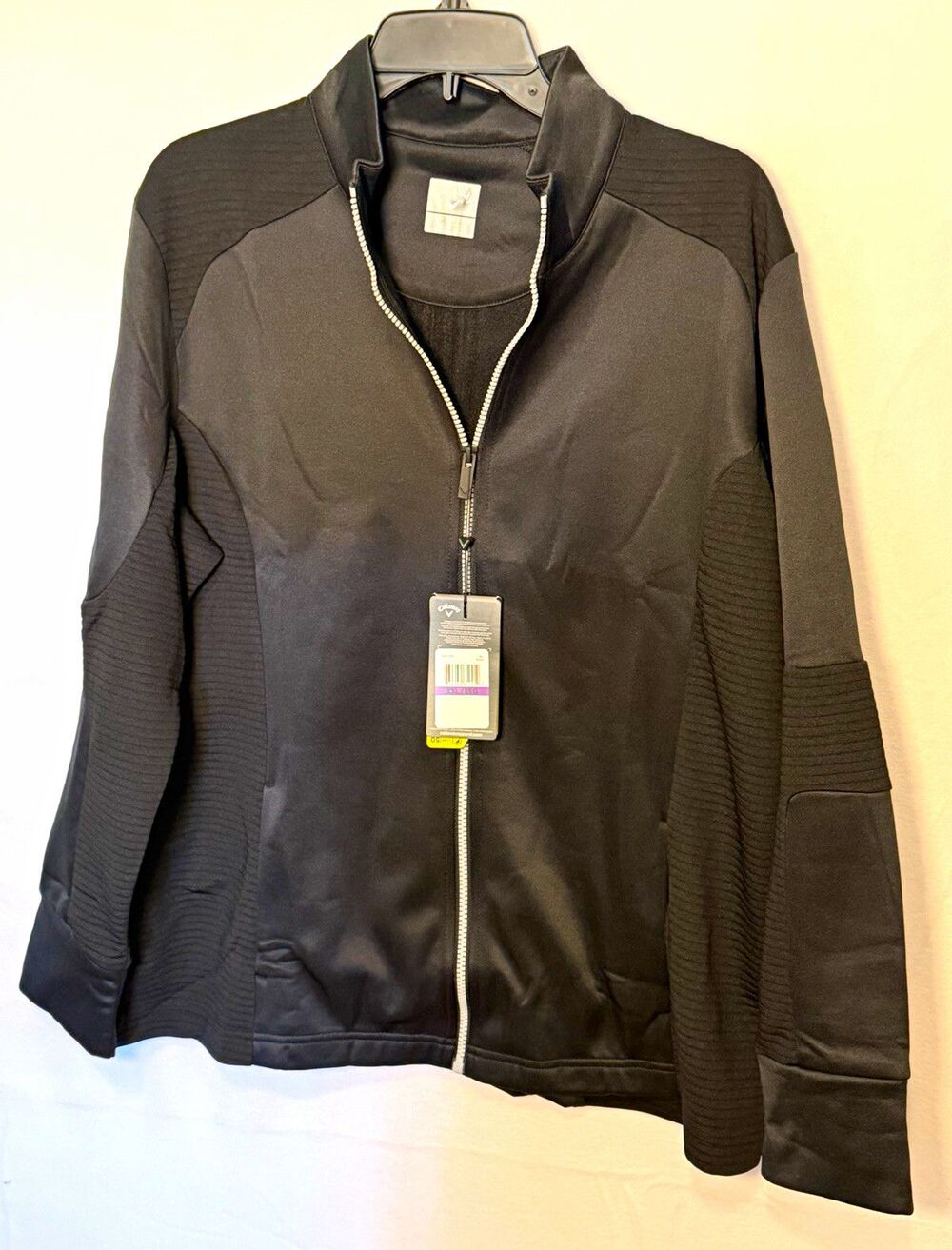 Callaway Golf Men's Black Full-Zip UPF 50 Jacket Long Sleeve Size XXL